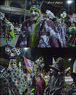 Desfile Inaugural del Carnaval. Uruguay. 2017 Murga La Gran 7