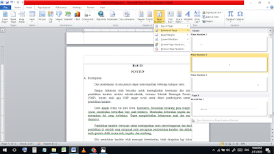 Cara Mengatur Nomor Halaman yang Berbeda  dalam Satu File di Microsoft Word
