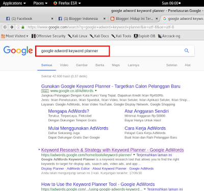 Ini Dia!! Cara Riset Keyword dengan Google Adword Keywword Planner (GAKP)