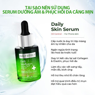 Tại Sao Nên Sử Dụng Serum Dưỡng Ẩm Và Phục Hồi Da Căng Mịn Daily Effect