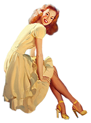 pin up girl, png, transparent background