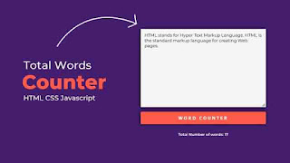 JavaScript Word Counter