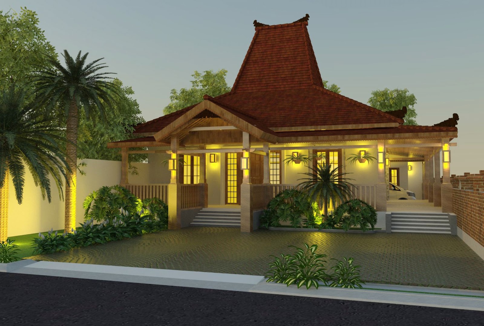 50 Model Rumah Joglo Minimalis Modern Terbaru 2018 Model Desain