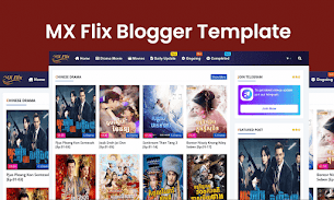 MX Flix Premium Movies & TV Show Blogger Template