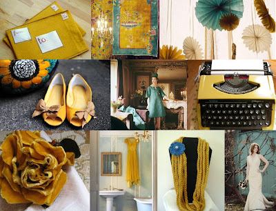 How do you feel about gray and yellow wedding Mustard teal 1 month ago