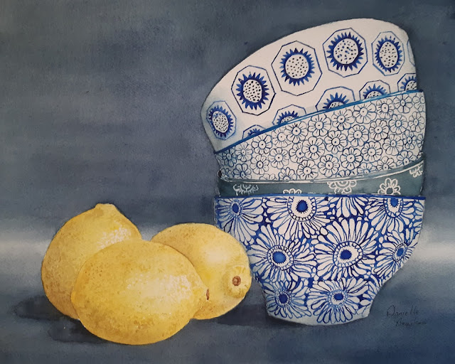 Danielle Beaulieu watercolour lemons