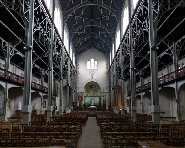 Interior of the church of Notre-Dame-du-Travail, Rue Guilleminot, Paris