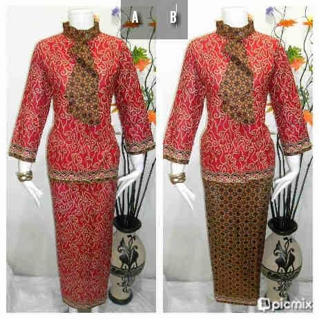 Baju Batik  Setelan Rok Blouse Terbaru Baju Batik  Modern 