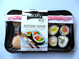testujemy produkty z biedronki, sushi biedronka, zestaw biedronka