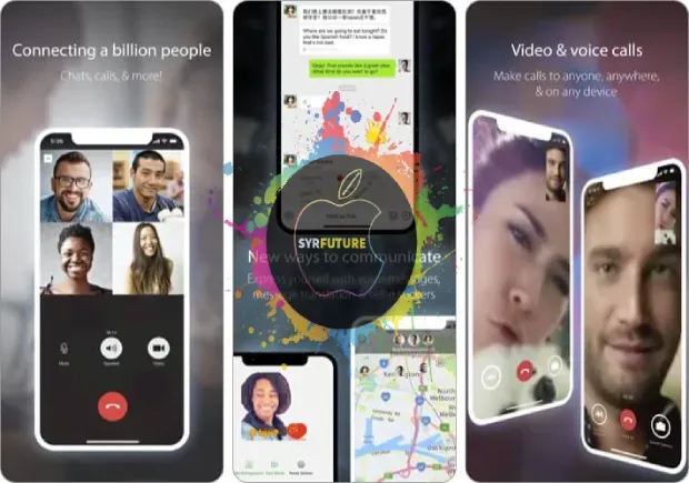 WeChat Video Chat لقطة شاشة لتطبيق iPhone و iPad
