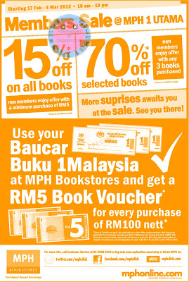 MPH Members Sale until 4 MAR 2012