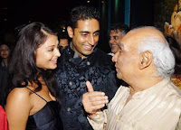 Abhishek and aishwarya rai at Shammiji birthday