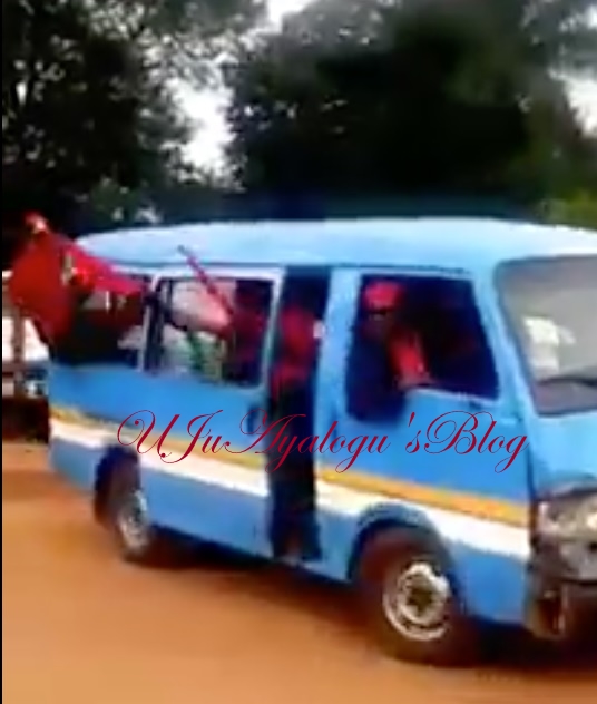 Check out Biafra’s LION SQUAD on its way to give Maximum Protection to IPOB’S Supreme Leader, Kanu Following Army’s Invasion of his residence (VIDEO)