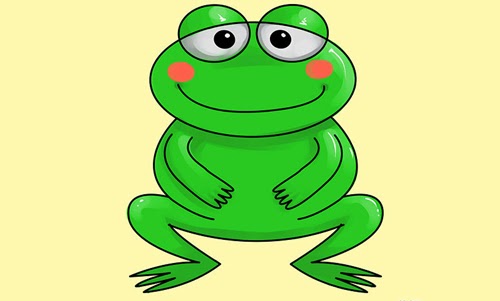 How to Draw a Cartoon Frog