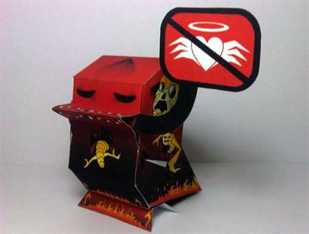 NaniBird Paper Toy - ROtten Bird