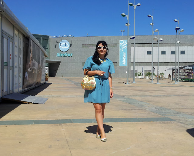 vestido+azul+primark
