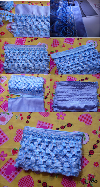 Clutch con flecos - Tutorial de costura