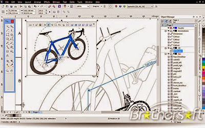 Corel Draw X6 Software Free Download - Editing Bike
