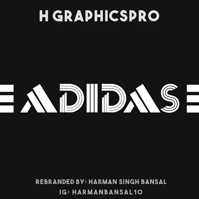 Adidas logo, Adidas originals, fashion, rebranded, logo design, photoshop, illustrator, creative logo design, art, logos