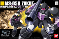 Carátula de la caja del MS-05B Zaku I (Black Tri-Stars Type)