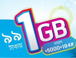 1GB at Only 99 Tk Grameenphone Latest Internet Offer