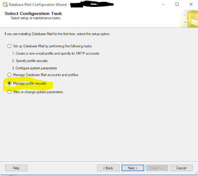 SQL - Database Mail - Manage Security
