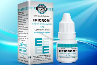 EPICROM قطرة العين إبيكروم,Sodium cromoglycate قطرة العين صوديوم كروموجليكات,قطرة العين كروموغليكات الصوديوم,إستخدامات EPICROM قطرة العين إبيكروم,جرعات EPICROM قطرة العين إبيكروم,الأعراض الجانبية EPICROM قطرة العين إبيكروم,الحمل والرضاعة EPICROM قطرة العين إبيكروم,فارما كيوت,دليل الأدوية المصري