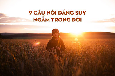 9 câu nói đáng suy ngẫm trong đời