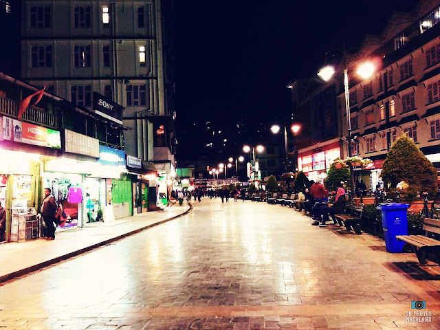 MG Road Gangtok Sikkim Night