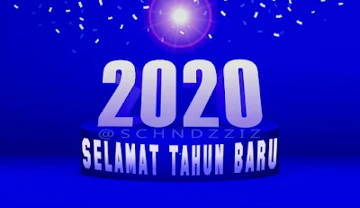 Kartu Kata Ucapan Selamat Tahun Baru 2020 Romantis