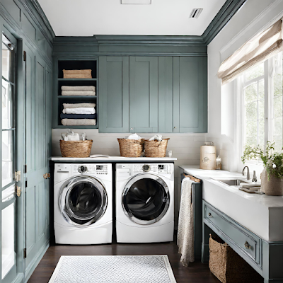 Neutral Tones or Bright Colors? - 6 laundry room ideas to inspire you