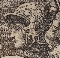 Close up of Aeneas showing Charles II's nose and mustache