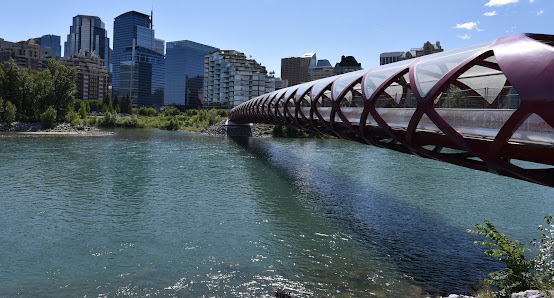 Trans Canada Trail hiking in Calgary Alberta Canada.