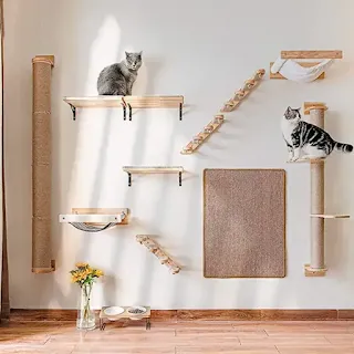 plataformas de pared para gatos