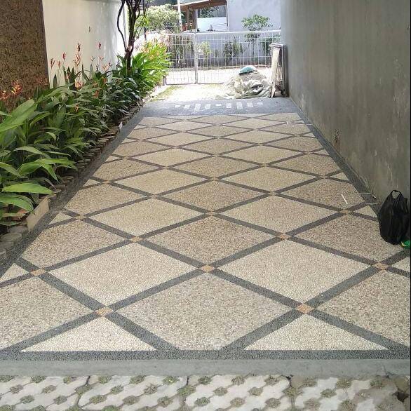  Inspirasi  Motif Keramik  Keramik  Motif Batu Alam Untuk Carport 