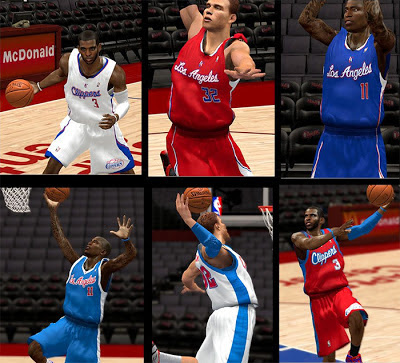 NBA 2K13 Los Angeles Clippers Jersey Pack