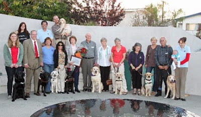 Pat and members of her puppy raising group