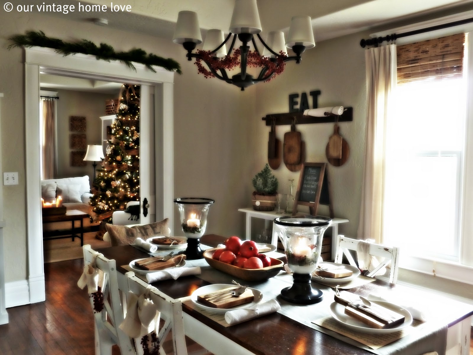 Our Vintage Home Love Christmas Table Decor Ideas