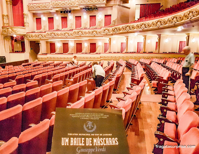 plateia do Theatro Municipal do Rio de Janeiro