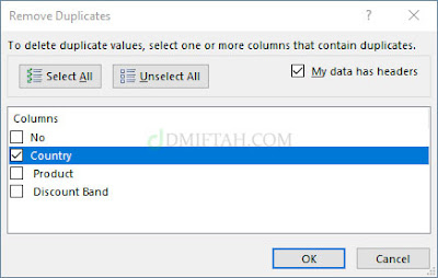 Remove Duplicates Microsoft Excel