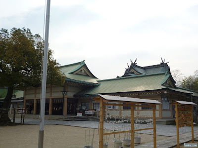 生國魂神社拝殿