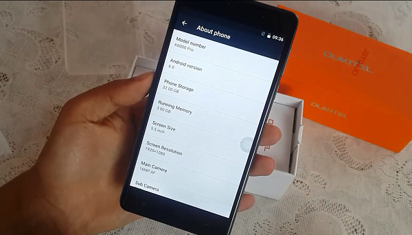 فتح علبة هاتف Oukitel K6000 Pro أقوى هاتف يعمل بنظام الأندرويد مع المميزات