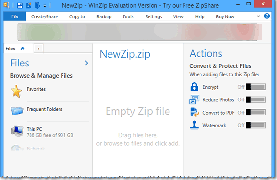 برنامج  Winzip