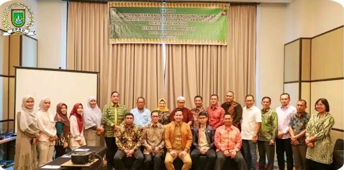 Pansus LKPj DPRD Dumai Bersama Tim Ahli dari Kemendagri RI Ekspose Laporan Pertanggungjawaban Wali Kota Dumai Tahun Anggaran 2023