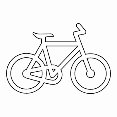 Desenho de bicicleta