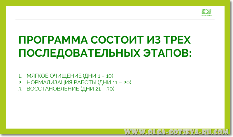 Целевая программа: Здоровый кишечник