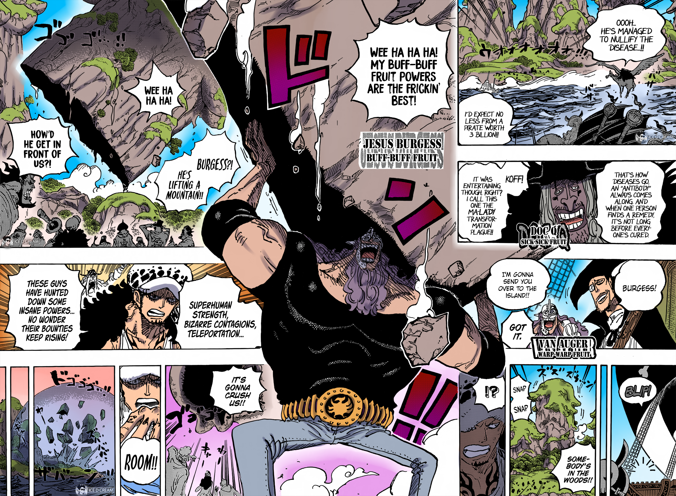 One Piece Chapter 1063 The Only Family I've Got Colored Full