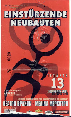 EINSTURZENDE NEUBAUTEN (13-9-2000)