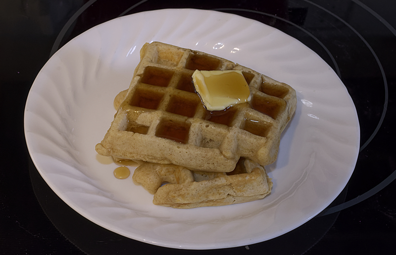 Costco Cuisine A Family Tradition Sunday Waffles With Kirkland Signature Maple Syrup And A Link To Kerrygold Recipes