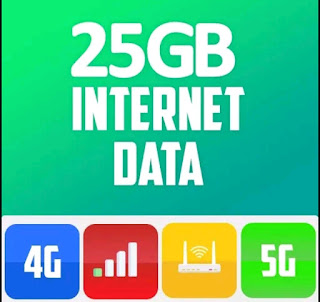25 Go de données Internet 3G 4G gratuit pour tous les forfaits réseau mobile